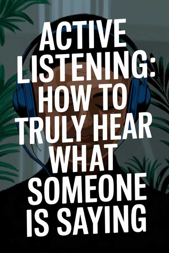 Active Listening: How to Truly Hear What Someone Is Saying