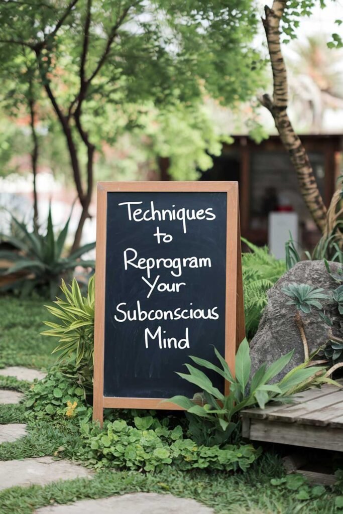 Techniques to Reprogram Your Subconscious Mind