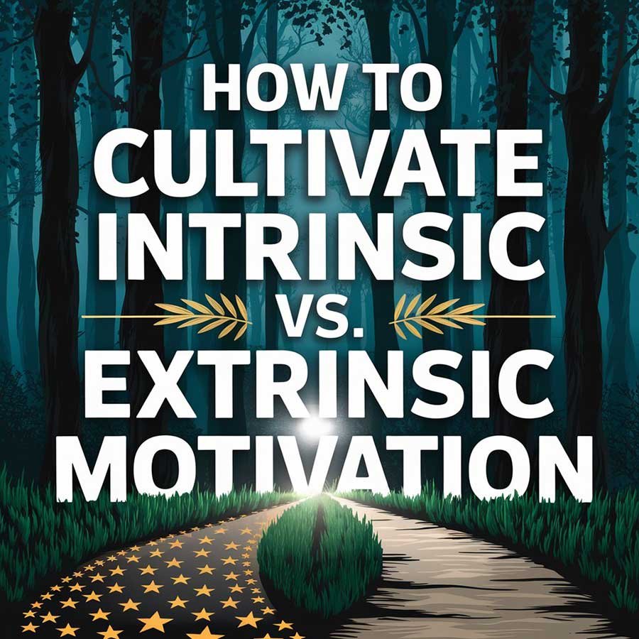 How to Cultivate Intrinsic vs. Extrinsic Motivation