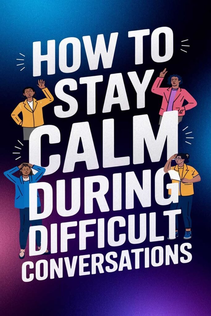 How to Stay Calm During Difficult Conversations