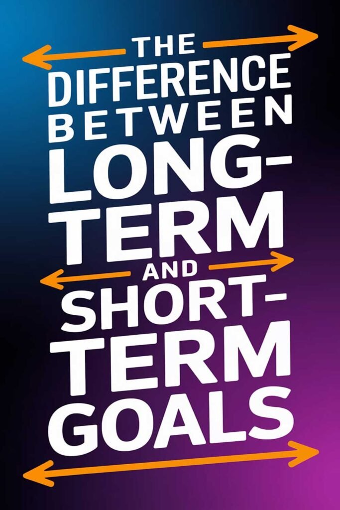 The Difference Between Long Term and Short Term Goals