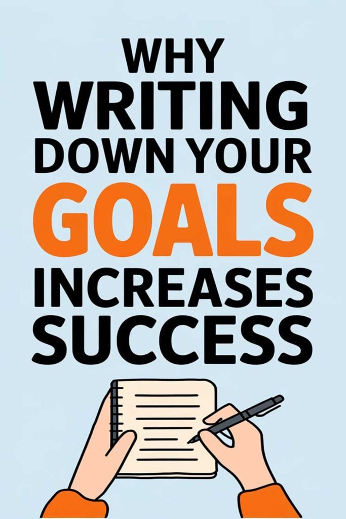 Why Writing Down Your Goals Increases Success