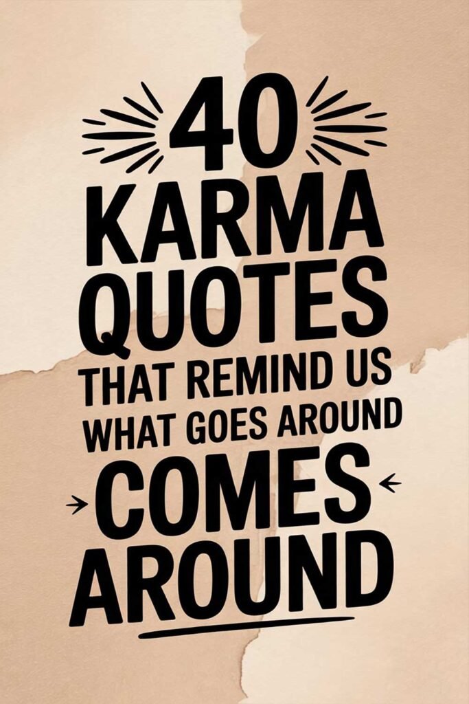 40 Karma Quotes That Remind Us What Goes Around Comes Around