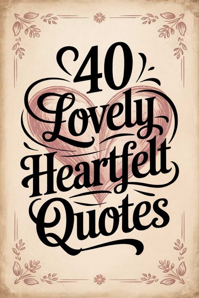 Why These 40 Heartfelt Quotes Can Touch Your Soul and Inspire Your Day
