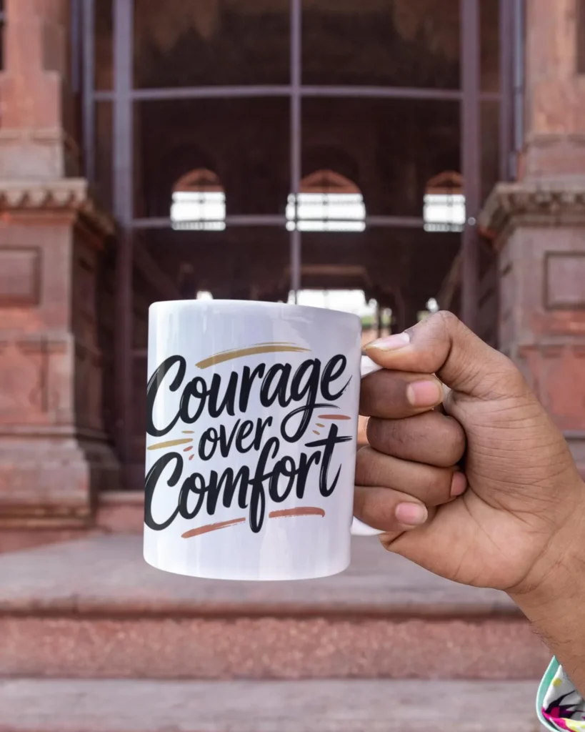 courage over comfort