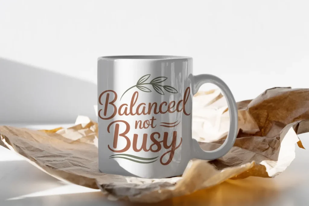 balanced not busy