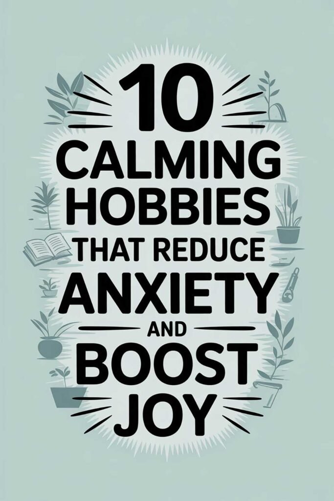 10 Calming Hobbies That Reduce Anxiety and Boost Joy