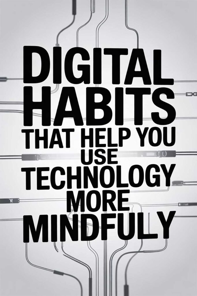 Digital Habits That Help You Use Technology More Mindfully