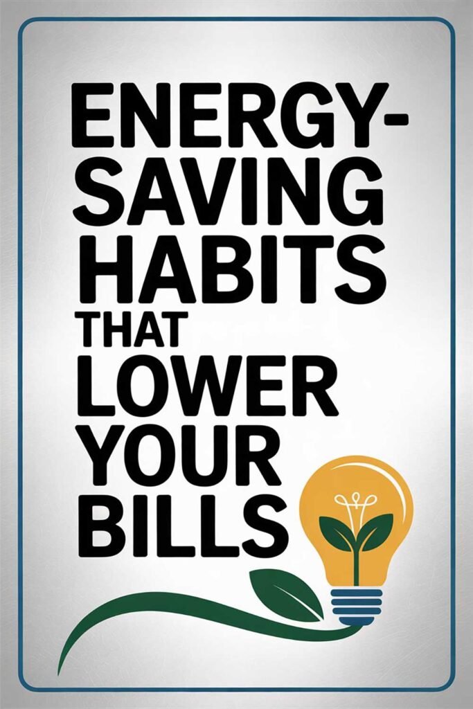 Energy-Saving Habits That Lower Your Bills
