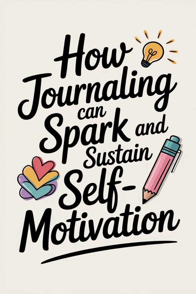 How Journaling Can Spark and Sustain Self-Motivation