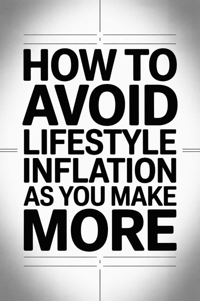 How to Avoid Lifestyle Inflation as You Make More