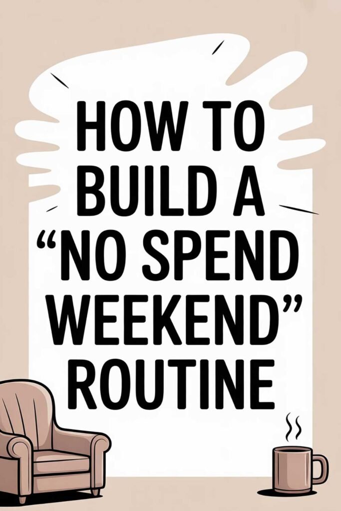 How to Build a “No Spend Weekend” Routine