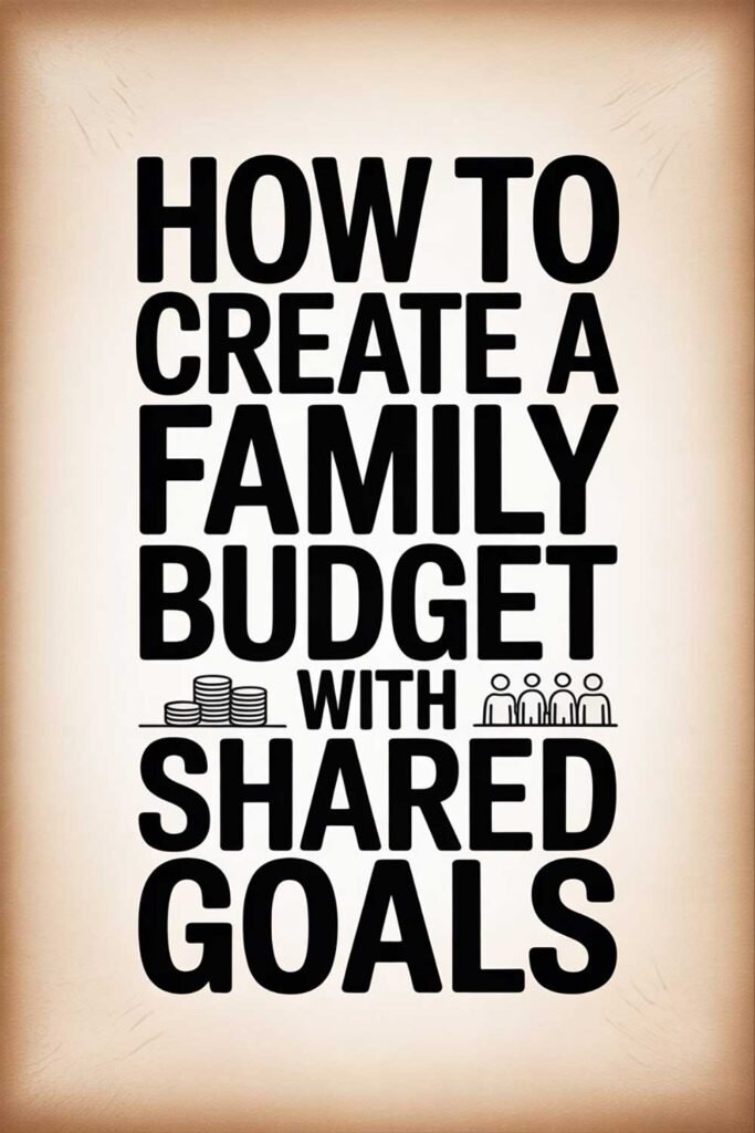 How to Create a Family Budget with Shared Goals
