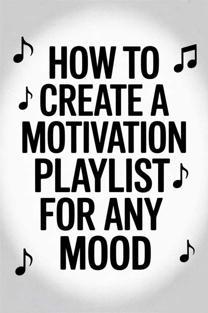 How to Create a Motivation Playlist for Any Mood