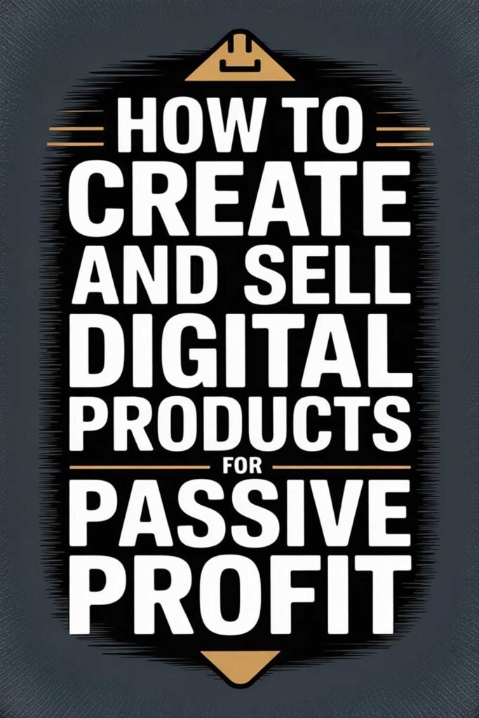 How to Create and Sell Digital Products for Passive Profit