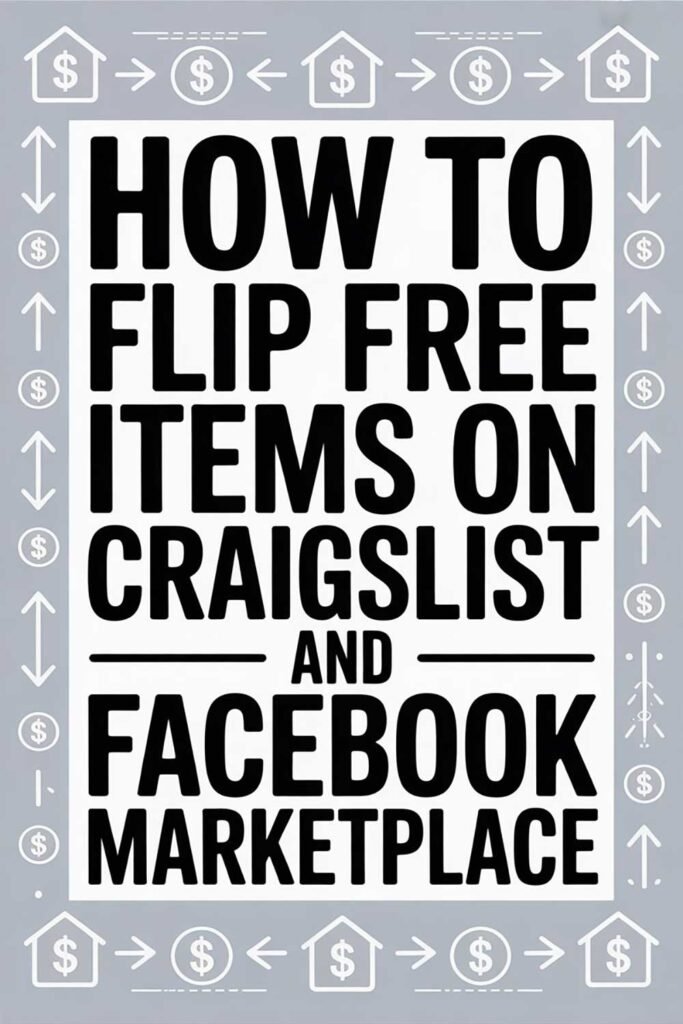 How to Flip Free Items on Craigslist and Facebook Marketplace