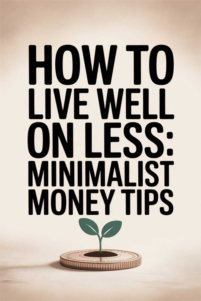 How to Live Well on Less: Minimalist Money Tips