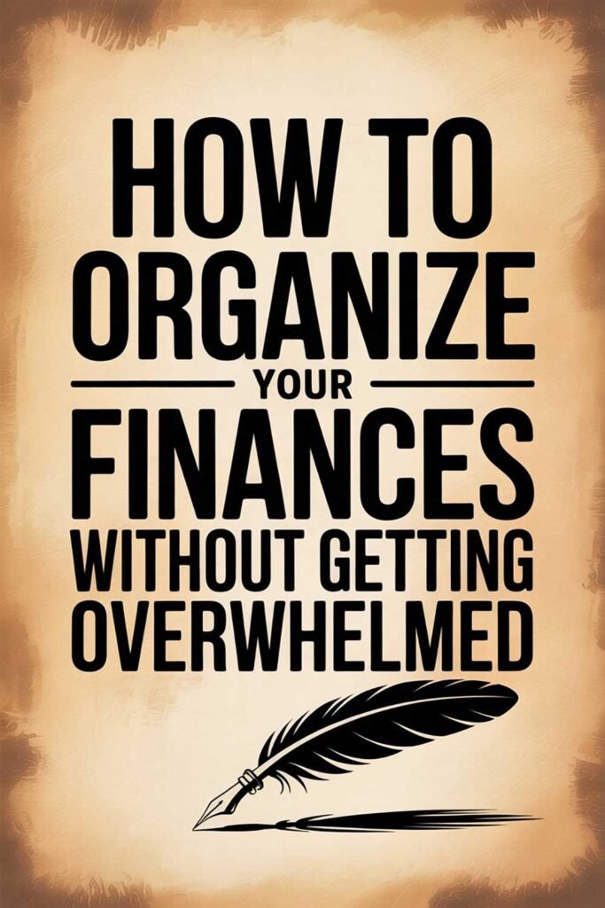 How to Organize Your Finances Without Getting Overwhelmed