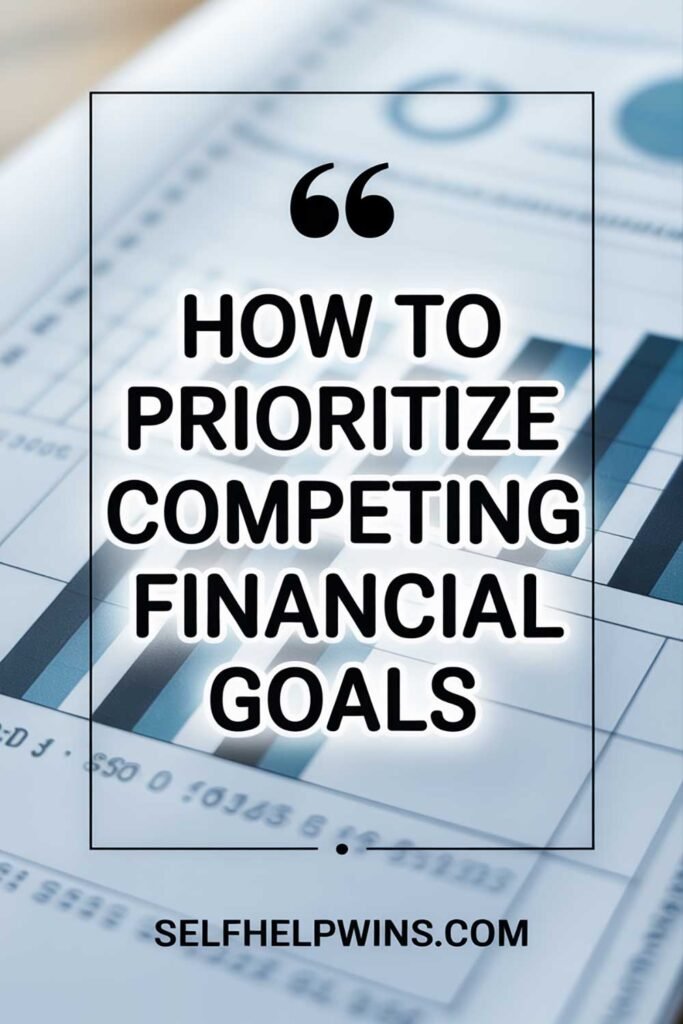 How to Prioritize Competing Financial Goals