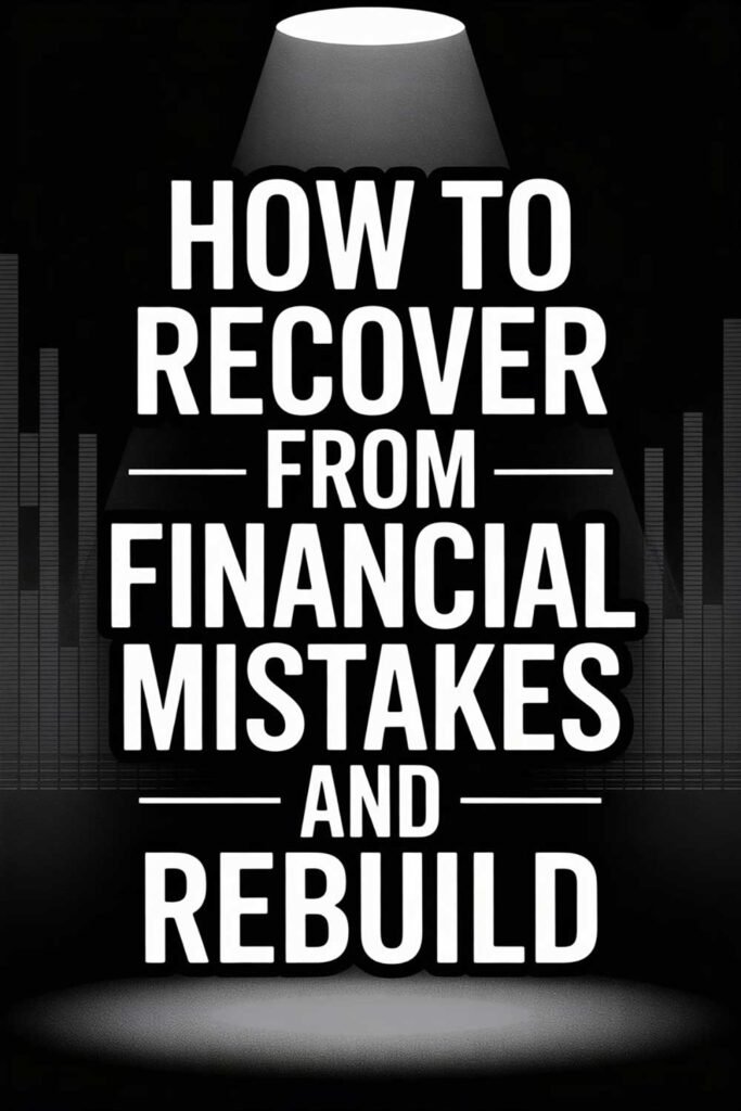 How to Recover From Financial Mistakes and Rebuild