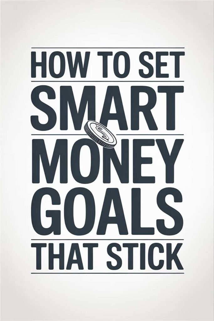How to Set SMART Money Goals That Stick