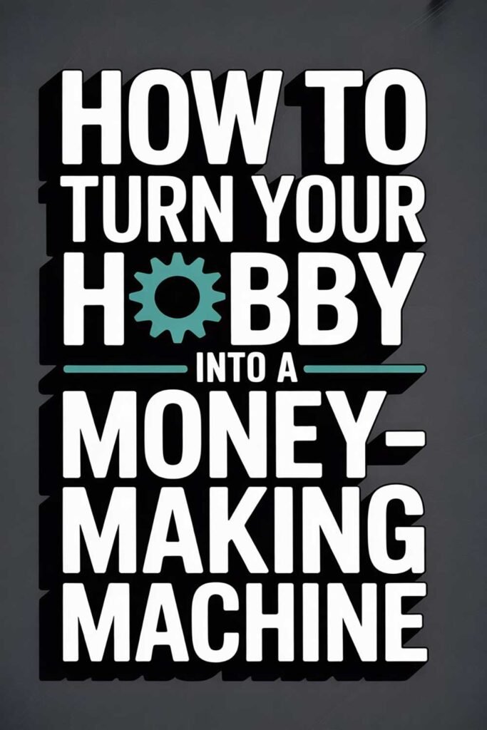How to Turn Your Hobby Into a Money-Making Machine