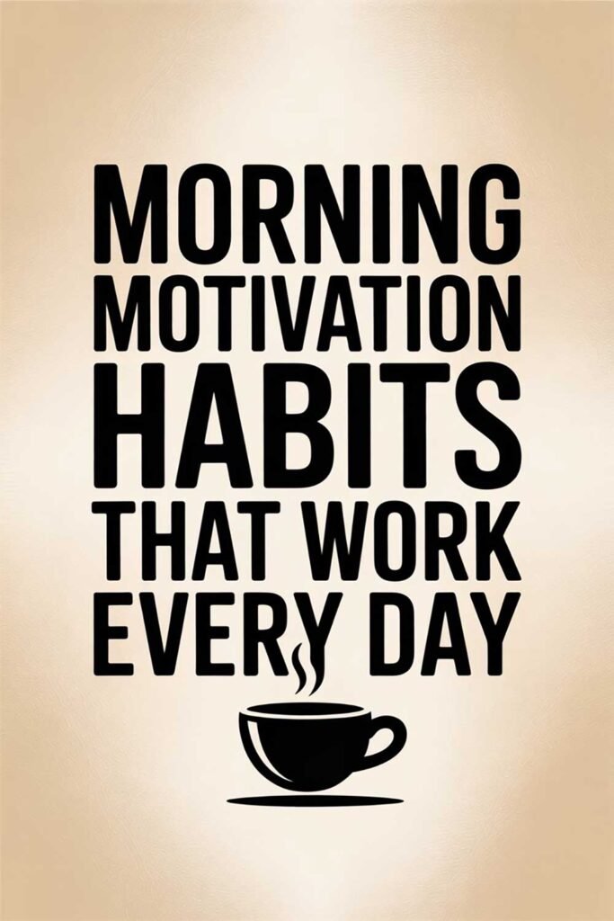 Morning Motivation Habits That Work Every Day
