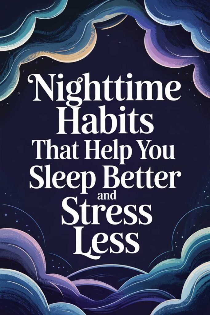 Nighttime Habits That Help You Sleep Better and Stress Less