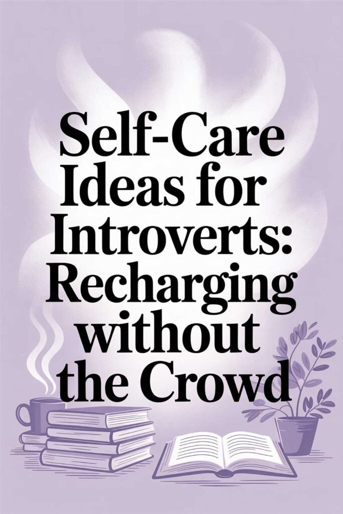 Self-Care Ideas for Introverts: Recharging Without the Crowd