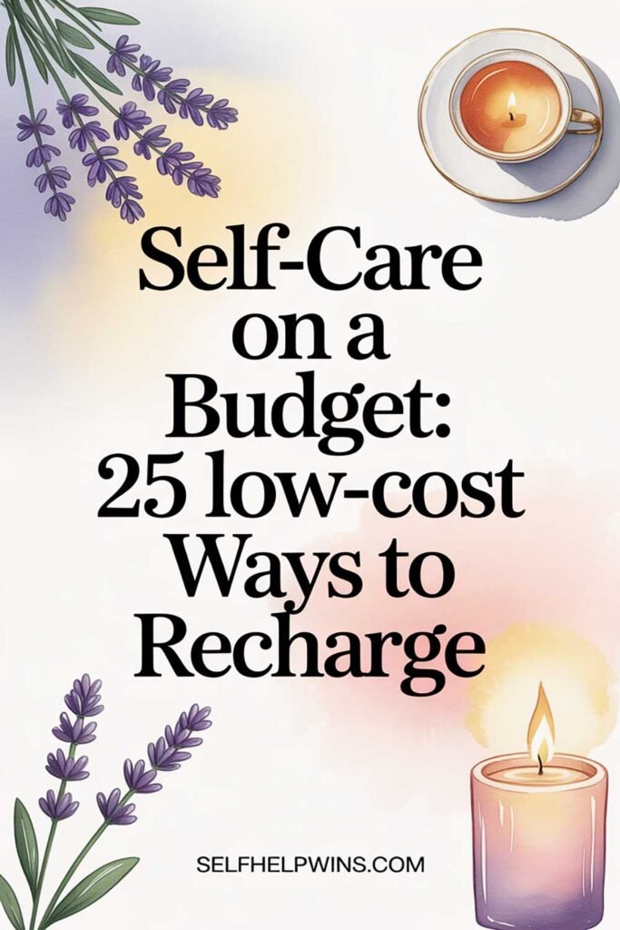 Self-Care on a Budget: 25 Low-Cost Ways to Recharge