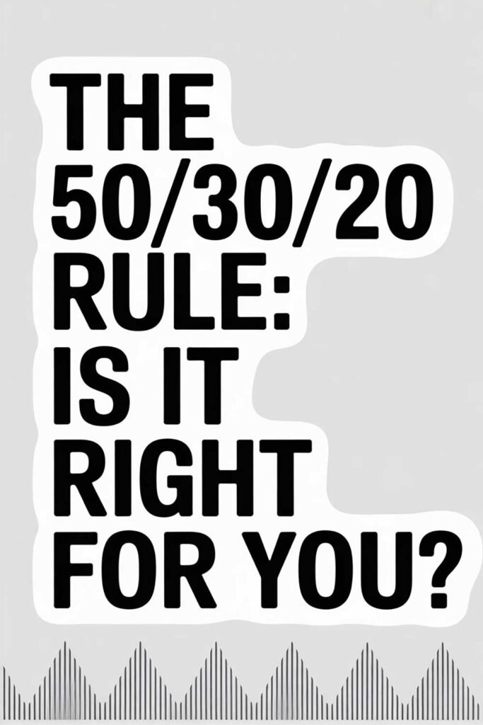 The 50/30/20 Rule: Is It Right for You?