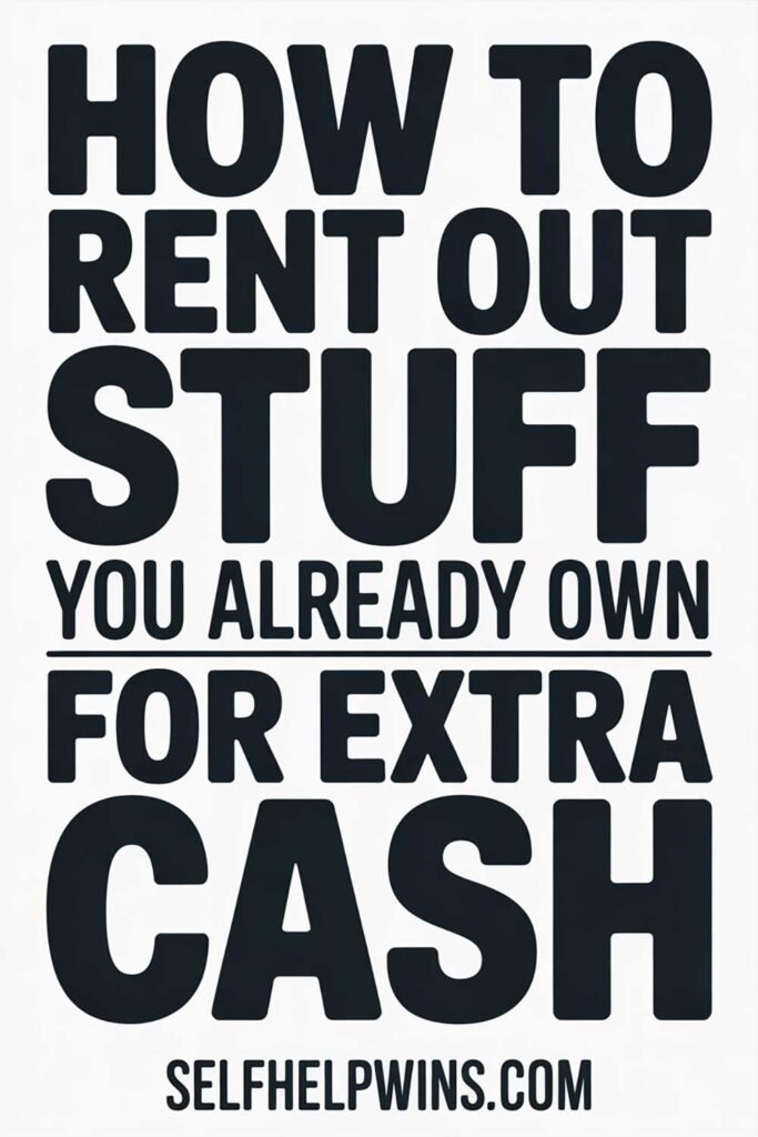How to Rent Out Stuff You Already Own for Extra Cash