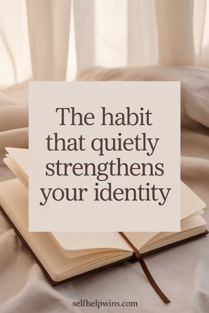 The Habit That Quietly Strengthens Your Identity