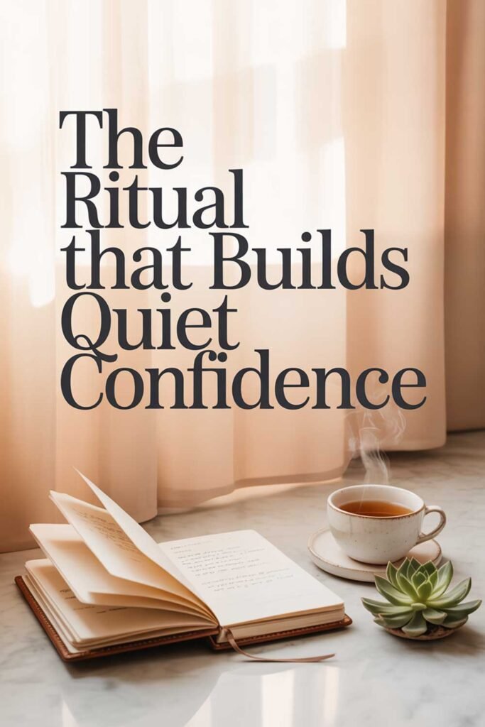 The Ritual That Builds Quiet Confidence