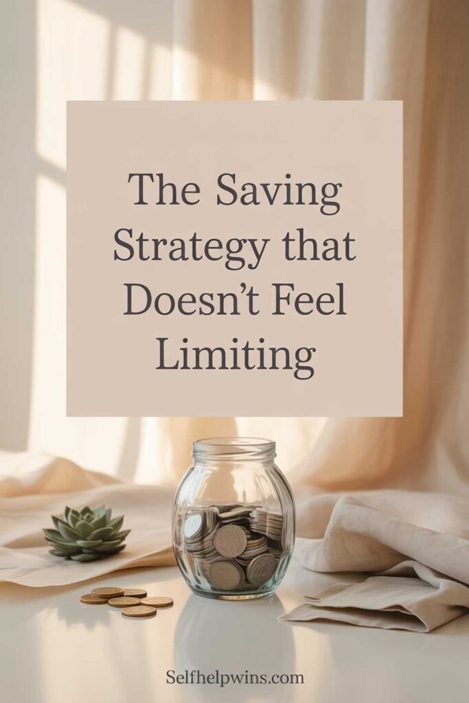 The Saving Strategy That Doesn’t Feel Limiting