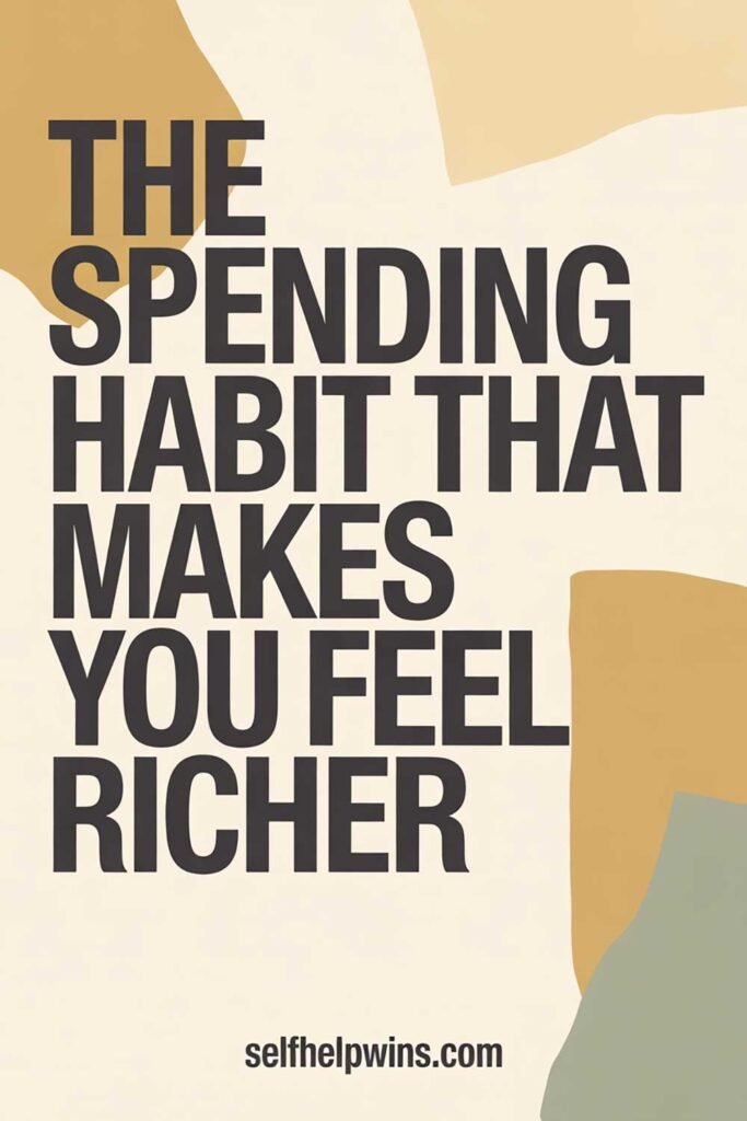 The Spending Habit That Makes You Feel Richer