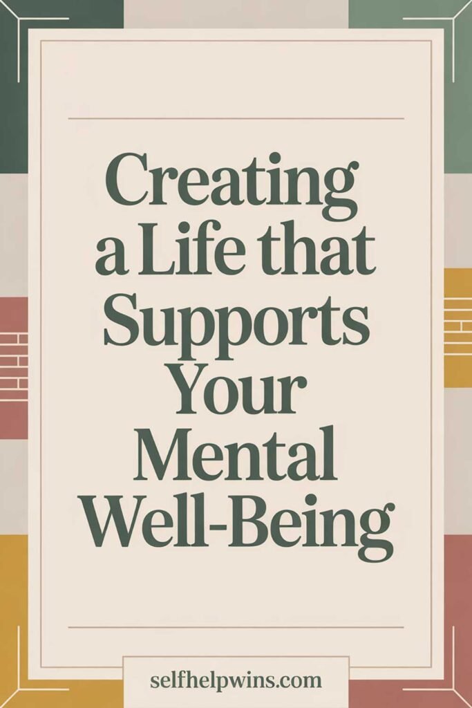 Creating a Life That Supports Your Mental Well-Being