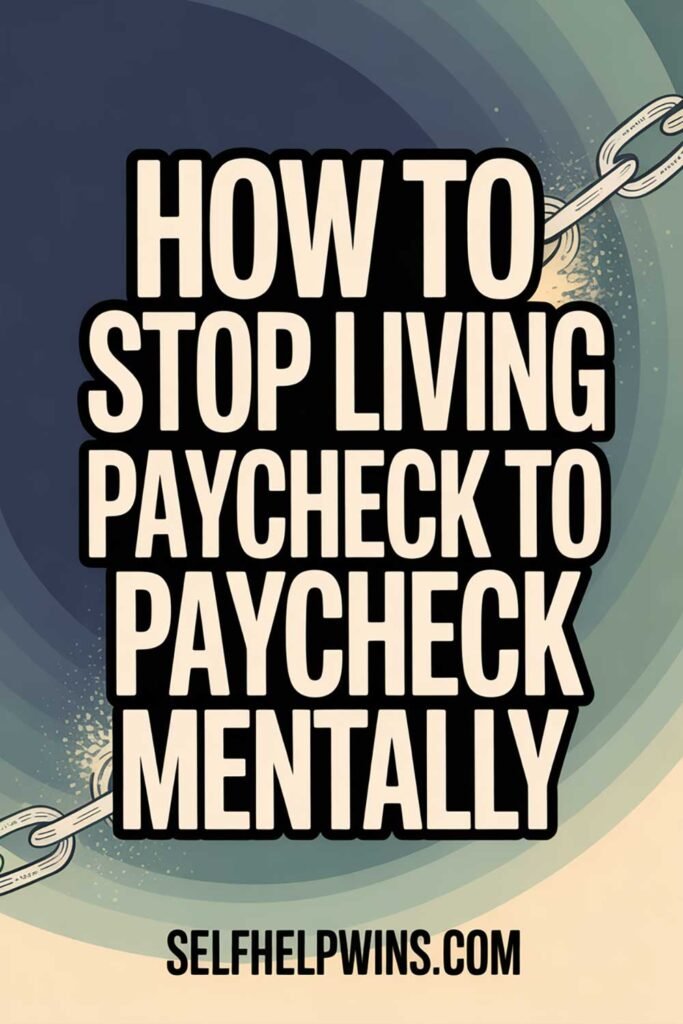 How to Stop Living Paycheck to Paycheck Mentally