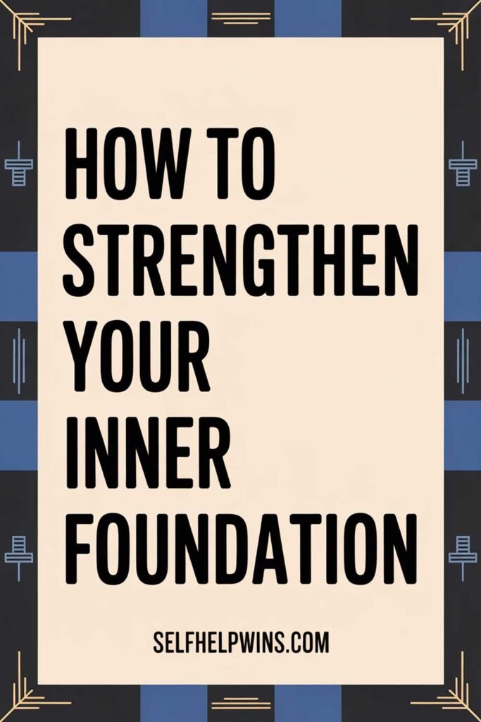How to Strengthen Your Inner Foundation