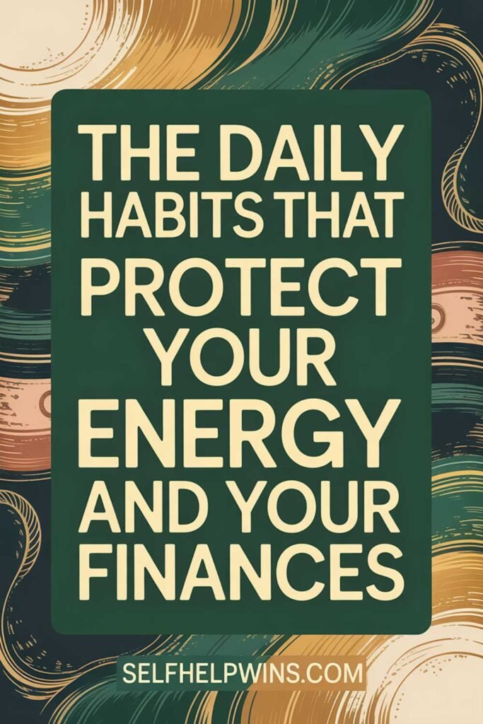 The Daily Habits That Protect Your Energy and Your Finances