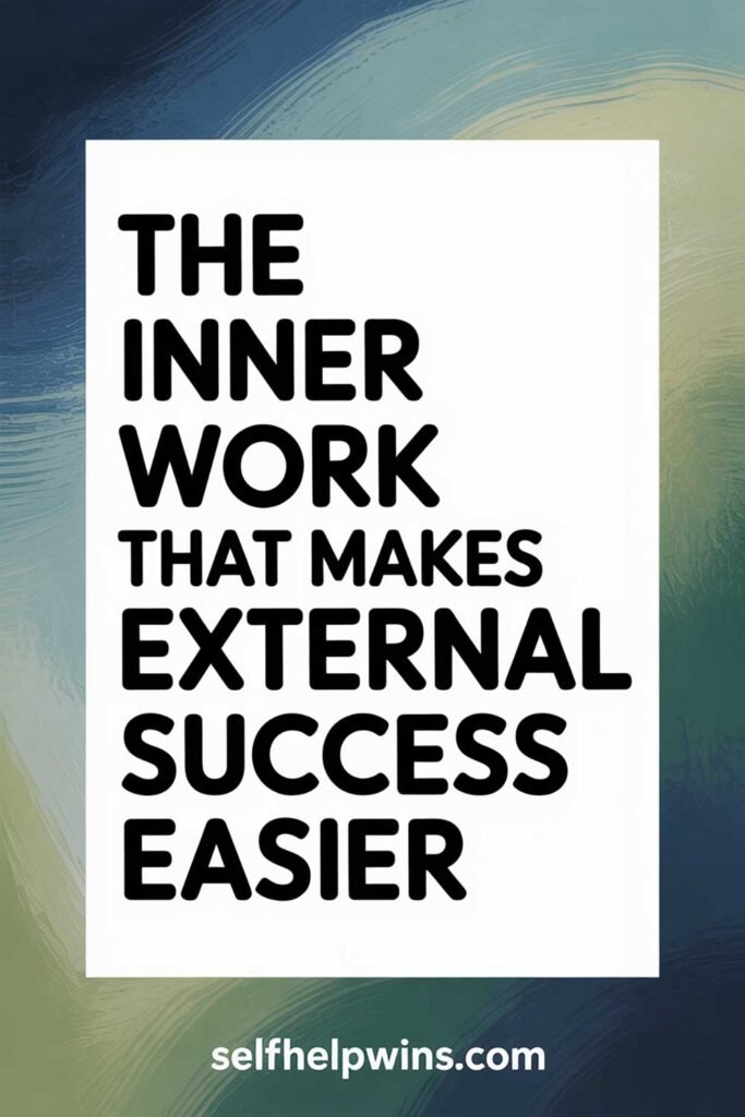 The Inner Work That Makes External Success Easier