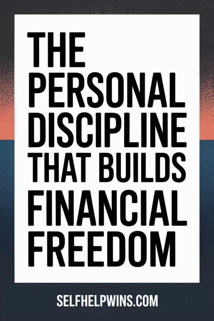 The Personal Discipline That Builds Financial Freedom
