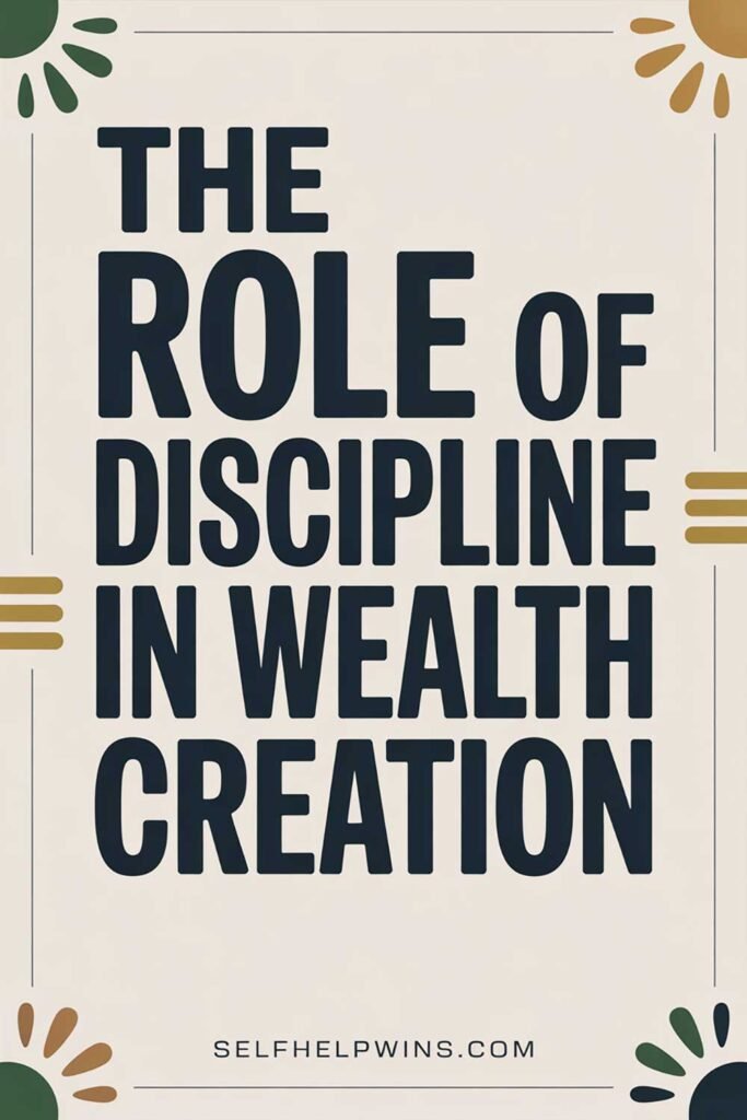 The Role of Discipline in Wealth Creation