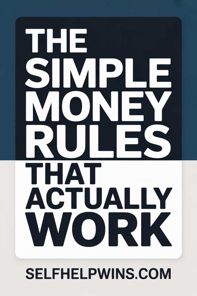 The Simple Money Rules That Actually Work