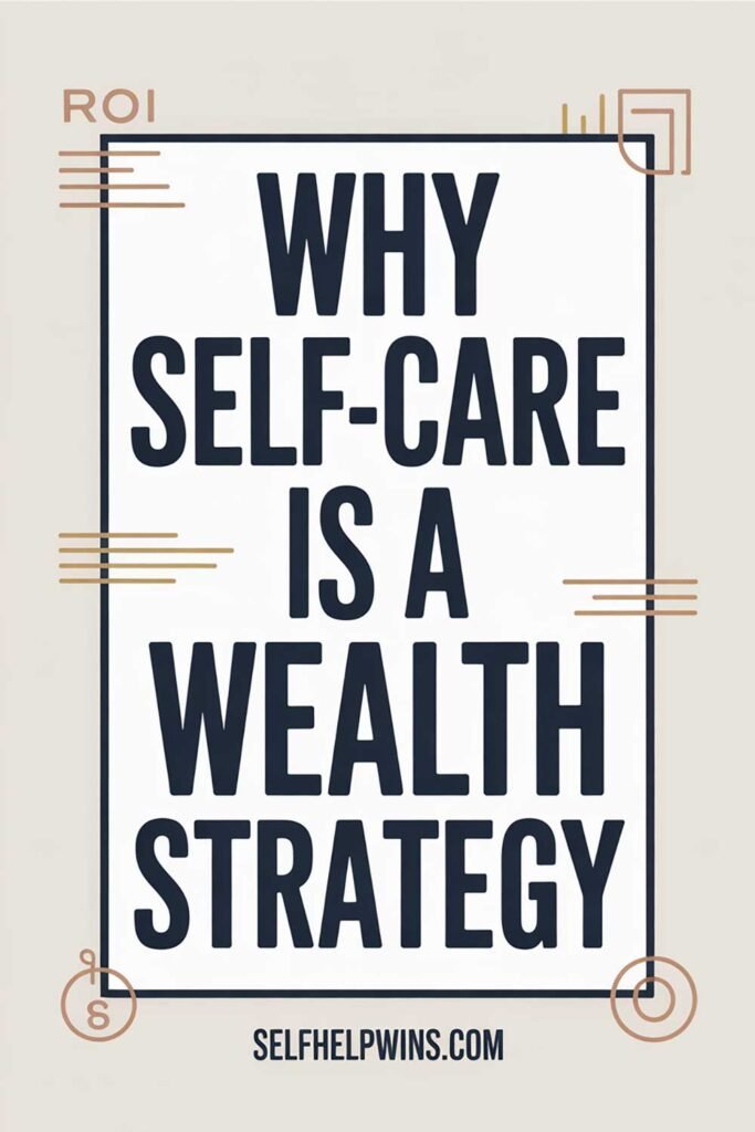 Why Self-Care Is a Wealth Strategy