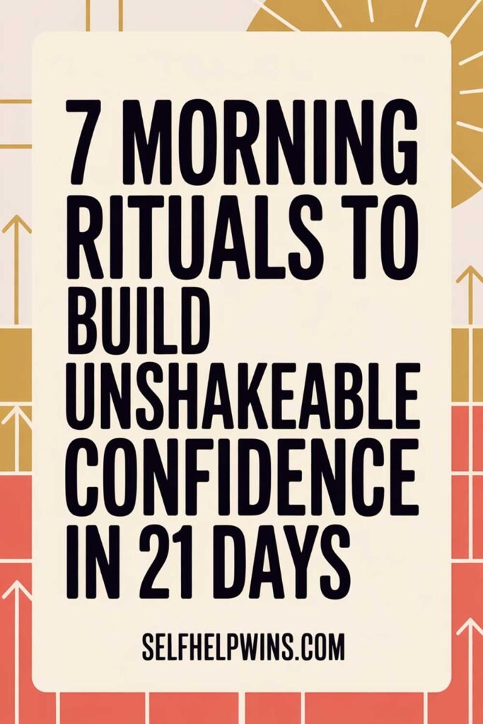 7 Morning Rituals to Build Unshakeable Confidence in 21 Days