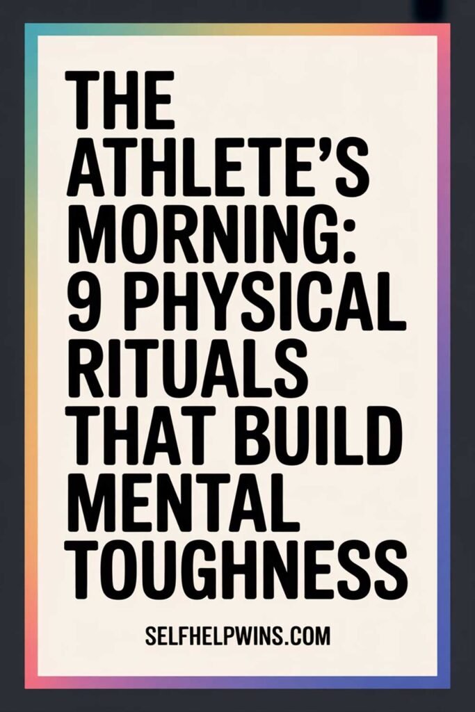 The Athlete’s Morning: 9 Physical Rituals That Build Mental Toughness