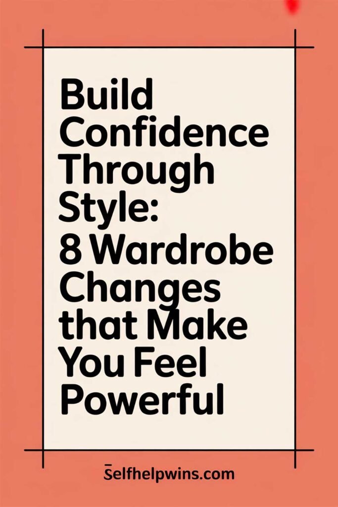Build Confidence Through Style: 8 Wardrobe Changes That Make You Feel Powerful
