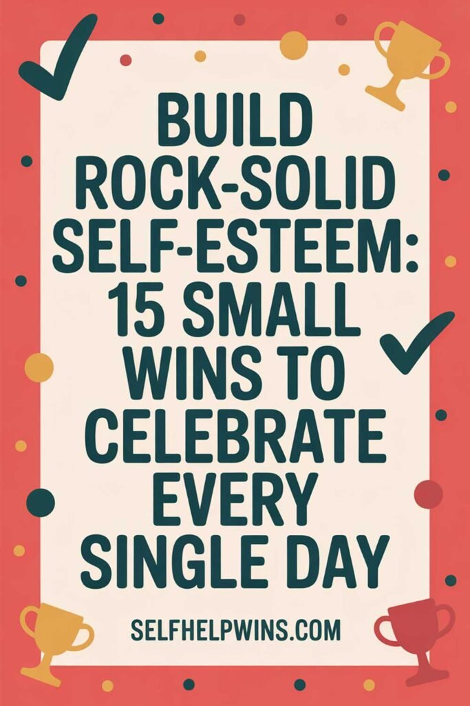 Build Rock-Solid Self-Esteem: 15 Small Wins to Celebrate Every Single Day