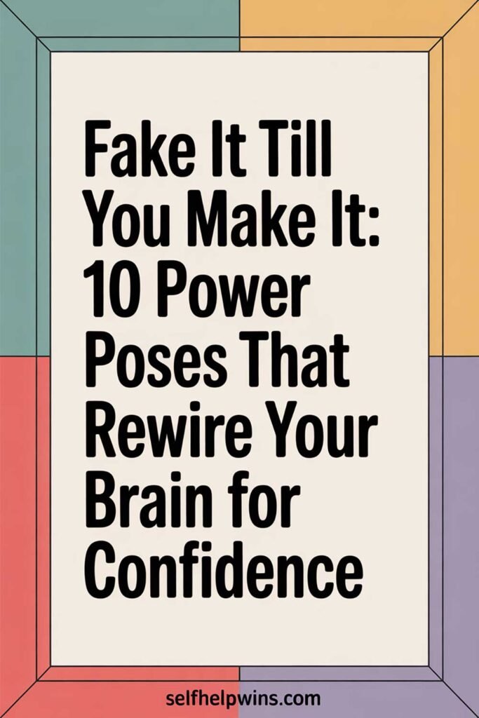 Fake It Till You Make It: 10 Power Poses That Rewire Your Brain for Confidence